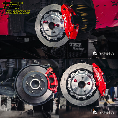 Kit de freinage arrière 4 pistons EPB étrier avec rotor 355x28mm BBK système de freinage automatique pour Toyota Camry 19 pouces carport