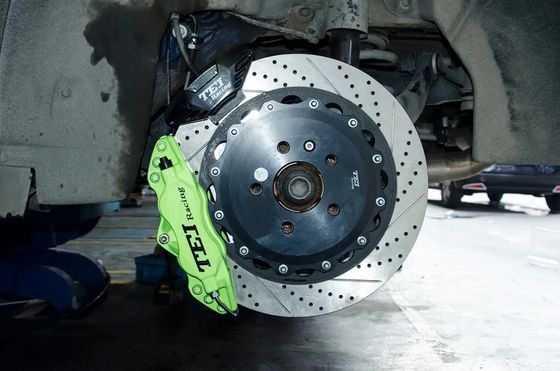 Grand calibre de vert de Kit Front Rear Brake Caliper Rear E-BRAKE de frein pour AUDI Q5 201-2021 19/20&quot; roue