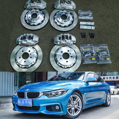 acheter Kit de freinage BMW en alliage pour 4 Série 18 pouces Car Rim Avant et arrière 4 Piston Kit de freinage Système de freinage automatique fabrication en ligne