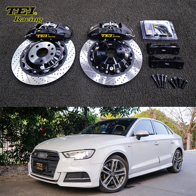 acheter Le pot de l'avant P40NS+ 4 de TEIRACING a dédoublé le calibre forgé avec le rotor de 355x28 millimètre pour Audi A3 jante de 18 pouces fabrication en ligne