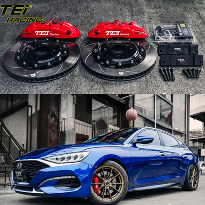 acheter Kit de freinage à 4 pistons avec rotor 330x28mm BBK système de freinage automatique pour LAFESTA 17 pouces jante de voiture fabrication en ligne