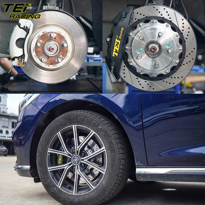acheter Kit de freinage avant 4 étriers avec rotor 330x28mm BBK système de freinage automatique pour BYD SONG MAX 17 pouces jante de voiture fabrication en ligne