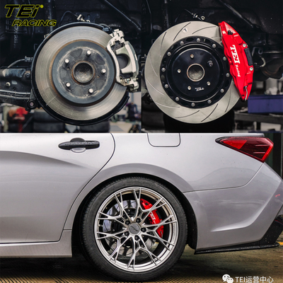 acheter Kit de freinage arrière 4 étriers avec rotor 355x28mm BBK système de freinage automatique pour Toyota Avalon 19 pouces jante de voiture fabrication en ligne