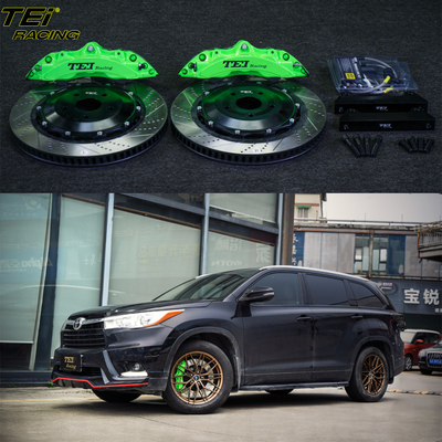 acheter Kit de freinage avant 6 étriers avec rotor 378x32mm BBK système de freinage automatique pour Toyota Highlander 19 pouces jante de voiture fabrication en ligne