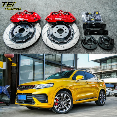 acheter Kit de freinage avant grand 6 étriers à piston avec 378x32mm rotor BBK système de freinage automatique pour Geely Tugella 20 pouces jante de voiture fabrication en ligne