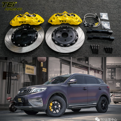 acheter Kit de freinage avant 6 étriers avec rotor 355x32mm BBK système de freinage automatique pour Geely Boyue 18 pouces jante de voiture fabrication en ligne