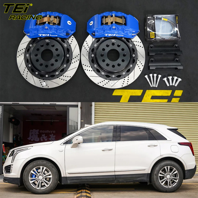 acheter Kit de freinage avant 4 étriers avec rotor 355x28mm BBK système de freinage automatique pour Cadillac XT5 18 pouces jante de voiture fabrication en ligne