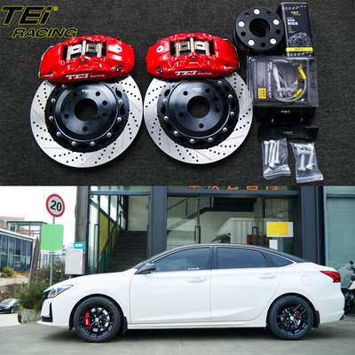 acheter Kit de freinage avant 4 étriers avec rotor 330x28mm BBK système de freinage automatique pour Changan RAETON CC 17 pouces jante de voiture fabrication en ligne