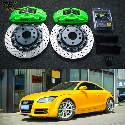 acheter Kit de freinage avant 4 étriers à piston avec rotor 330x28mm BBK système de freinage automatique pour Audi TT 17 pouces jante de voiture fabrication en ligne