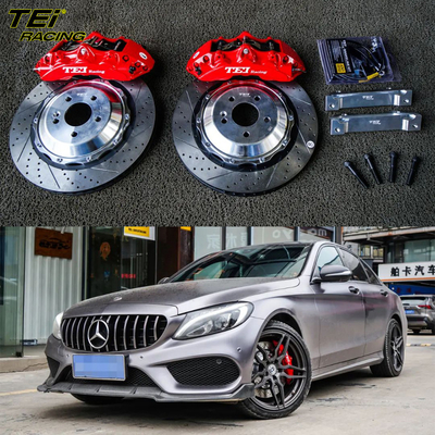 acheter Kit de freinage avant grand 6 étriers à piston avec 378 * 32 mm rotor BBK système de freinage automatique pour Mercedes Benz C200 19 pouces jante fabrication en ligne
