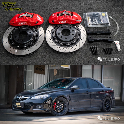 acheter Kit de freinage avant 4 étriers avec rotor 330x28mm BBK système de freinage automatique pour Mazda6 17 pouces jante de voiture fabrication en ligne