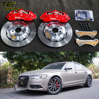 acheter Kit de freinage avant 6 étriers avec 378 * 32 mm rotor BBK système de freinage automatique pour Audi A6 19 pouces jante de voiture fabrication en ligne
