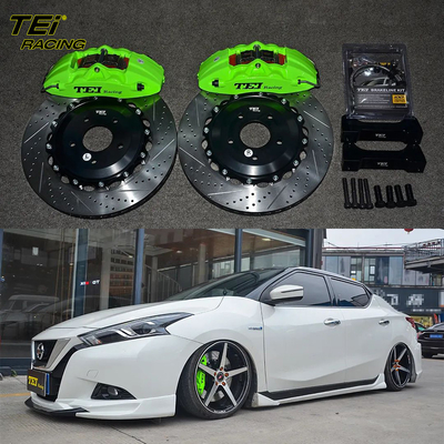 acheter Kit de freinage avant 4 étriers avec rotor 355x28mm BBK système de freinage automatique pour Nissan Bluebird 17 pouces jante de voiture fabrication en ligne