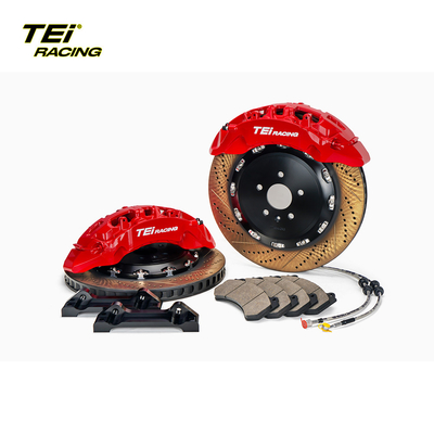 acheter TEiRacing Ultra-haute résistance S-X 10 Pot Monoblock Caliper Grand Kit de freinage Pour 20/21/22/23/24 pouces Jante de voiture fabrication en ligne