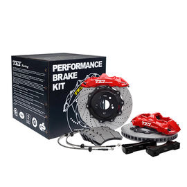 acheter Kit de freinage à six pistons TEI Racing Fabriqué pour Jaguar F-Pace 20 pouces 405 * 34 Rotor percé et fente fabrication en ligne