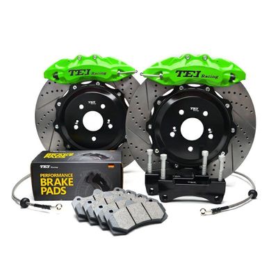 acheter Kit de freinage à disque 378x32mm 6 étriers à piston avec rotor à 4 pièces Grand kit de freinage pour Acura CL 1997-1999 fabrication en ligne