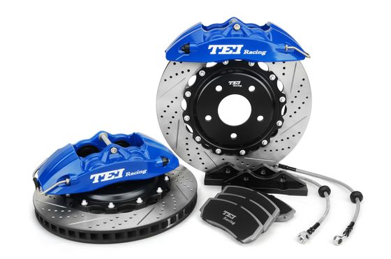 acheter Kit de freinage à disque 355x28mm 4 étriers à piston avec rotor à 2 pièces Grand kit de freinage pour Acura CL 1997-1999 fabrication en ligne