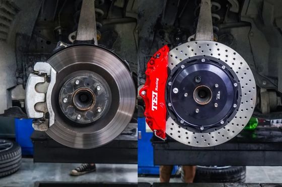 acheter Kit de freinage grand étrier forgé avec disque ventilé percé 378x32MM Pour Infiniti FX35 FX37 FX45 FX50 Q50 Q50L Q50S 2013-2021 fabrication en ligne