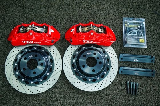 acheter 6 étriers avant avec rotor à fente perforé 355x32 mm pour BMW 325 320 323 328 330 335 340 2010-2012 18 pouces fabrication en ligne