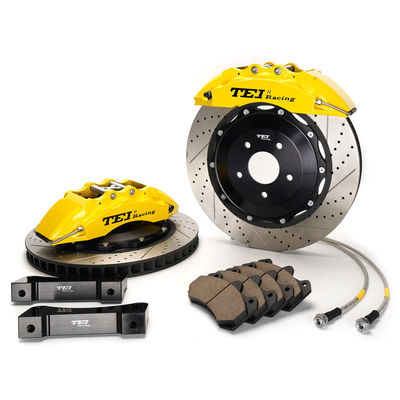 acheter Grand kit de freinage à 4 pistons E-brake étrier 355x28mm Disque 6 étrier à pistons pour Camry 2017-2019 18 