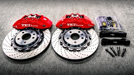 acheter TEI Racing P60ES 6 étriers à piston Grand kit de freinage pour Audi A4L 18 pouces roue avant fabrication en ligne