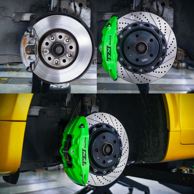 Audi TT /TT RS Kit de gros freins avant BBK 4 pistons forgés étrier deux pièces avec disque Rotor voiture 17 pouces