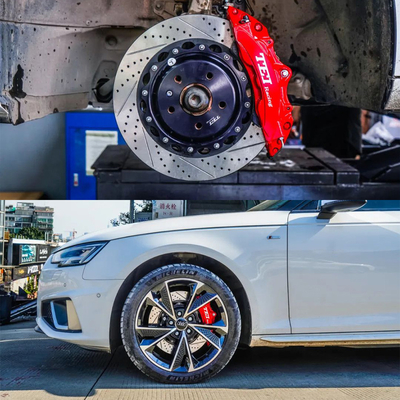 Kit de gros frein avant Audi pour A4 B9 Kit de frein à étrier à 6 pistons de 18 pouces avec rotor de 355*32 Mm