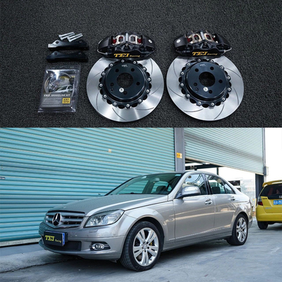 W204 Mercedes Big Kit de frein 17 pouces Jante de voiture avant Kit de frein à 4 pistons Système de freinage automatique