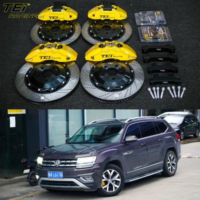 6 piston avant et 4 piston arrière étrier BBK système de freinage automatique pour Volkswagen Atlas 19 pouces jante