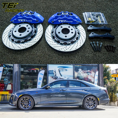 Kit de freinage avant 6 étriers à piston avec rotor 355 * 32 mm BBK système de freinage automatique pour Cadillac CT4 18 pouces jante de voiture
