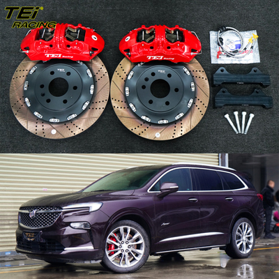 Kit de freinage avant 6 étriers avec rotor 405x34mm BBK système de freinage automatique pour Buick Enclave 20 pouces jante de voiture