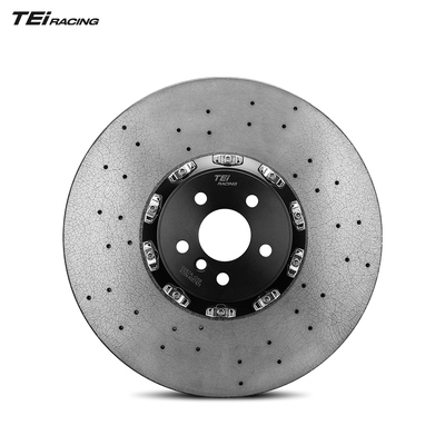 TEI Auto Brake Disc Carbon Fiber Ceramic Brake Disc Rotors 400mm-440mm for BMW G20 G30 G80 G82 G05 Carbon Ceramic Brakes
