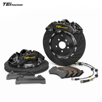 TEI S60-EXPLORE 6 Piston One-piece Forged Brake Calipers Kit R19 R20 R21 Brake Disc BBK Front Brake Kit for Mercedes-Benz AMG C190