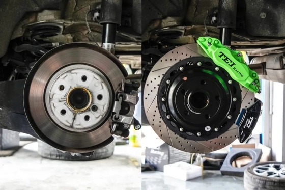 Rotor de disque de représentation de calibre de Front Rear Forged Caliper E-BRAKE pour BMW X1 2016-2021 18/19&quot; roue
